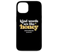 Carcasa para iPhone 13 Las Palabras amables Son como Honey Christian Bee Proverbios 16:24