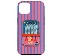 Carcasa para iPhone 13 Lata Retro para sardinas, Estilo Vintage, con Rayas Rosas, costeras y veraniegas