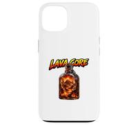 Carcasa para iPhone 13 Lava Core Volcán Fuego Fantasía Energía Mundo