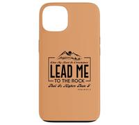 Carcasa para iPhone 13 Lead me to The Rock That is Higher Than I Salmo 61:2 Diseño