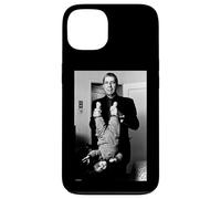 Carcasa para iPhone 13 Leonard Cohen Foto con Lucca Joy Hija por AJ Barratt