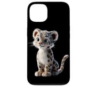 Carcasa para iPhone 13 Leopardo de Las Nieves Panthera Uncia Gran Felino