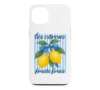 Carcasa para iPhone 13 Les citrons Limones Franceses Estética Coqueta Verano Vintage