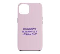 Carcasa para iPhone 13 Lesbian Plot Vintage 70s Feminist tee Lavender Menace Histor