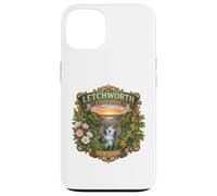 Carcasa para iPhone 13 Letchworth State Park Nueva York Cascadas Novedad Recuerdo