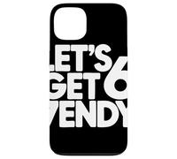 Carcasa para iPhone 13 Let's Get 6 7endy Tipografía Retro Años 60 70 Cumpleaños