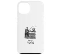 Carcasa para iPhone 13 Let's Go Fishing (Declaración de Pescador) (gráfico Vintage)