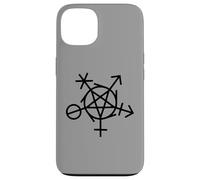 Carcasa para iPhone 13 LGBTQI Símbolo Pagano de Inclusión Género Wicca