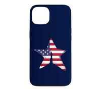 Carcasa para iPhone 13 Libertad Bandera Americana Estados Unidos América Patriota Estrella