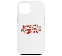 Carcasa para iPhone 13 Libros de Amor y Derechos de Las Mujeres Diseño Feminista Amante de los Libros