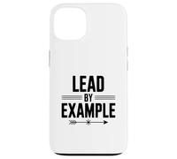 Carcasa para iPhone 13 Liderar con el Ejemplo Cita Motivacional para líderes