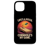 Carcasa para iPhone 13 Life'S A Pitch Cornhole es mi Juego Divertido