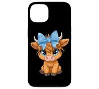 Carcasa para iPhone 13 Linda Vaca con Coqueta para bebés y Amantes de los Animales