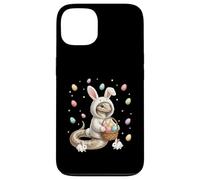 Carcasa para iPhone 13 Lindo Conejo de Pascua con Huevos diseño de Serpiente caprichosa