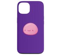 Carcasa para iPhone 13 Lindo Personaje Kawaii Rosa Blob Adorable