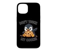 Carcasa para iPhone 13 Lindo pingüino de Dibujos Animados no Toque mi Galleta