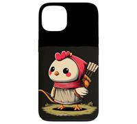 Carcasa para iPhone 13 Lindo Pollo Cupido Busca Animales y Amantes del Amor