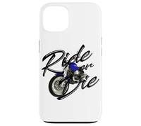 Carcasa para iPhone 13 Lindo Viajar O Morir con Motocicleta
