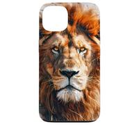 Carcasa para iPhone 13 Lion Majestic Cabeza de León Gato Animal Salvaje