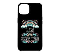 Carcasa para iPhone 13 Lisa Vibes Only Cute Retro Girls Lisa Name