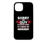 Carcasa para iPhone 13 Lo Siento, Este Chico es tomado por un humeante sociólogo Amor