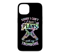 Carcasa para iPhone 13 Lo Siento, no Puedo Tener Planes con mi trombón