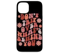 Carcasa para iPhone 13 Look Ahead Not Behind You Retro Groovy Cita