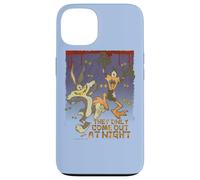 Carcasa para iPhone 13 Looney Tunes Bugs and Daffy The Only Come At Night