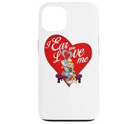 Carcasa para iPhone 13 Looney Tunes Bugs and Lola Ear Love Valentine's Day