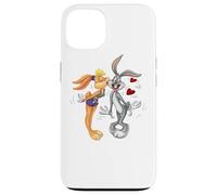 Carcasa para iPhone 13 Looney Tunes Bugs and Lola Kiss Valentine's Day