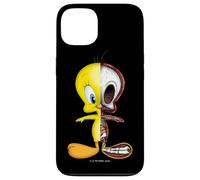 Carcasa para iPhone 13 Looney Tunes Tweety Half Skeleton