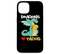 Carcasa para iPhone 13 Los Dragones aman los Tacos