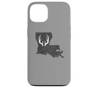 Carcasa para iPhone 13 Louisiana LA Deer Hunting Shed Antlers Design