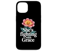Carcasa para iPhone 13 Luchando con Gracia Guerrero Cáncer Inspirador