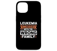 Carcasa para iPhone 13 Lukemia Messed with Wrong Family Blood Cancer Awareness
