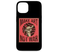 Carcasa para iPhone 13 Make Art Not War Peaceful Artist Peace Pintor Hippie