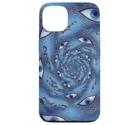 Carcasa para iPhone 13 Mal de Ojo Espiral Protección mística Espiritual Boho Ojos