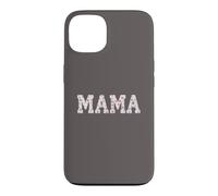 Carcasa para iPhone 13 Mama Floral Patchwork Style Lettering Cute Vintage Mom