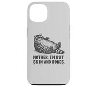 Carcasa para iPhone 13 Mamá Soy Pero Piel y Huesos Divertido Mapache