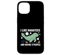 Carcasa para iPhone 13 Manatí Me Gustan los manatíes y quizás Papas flotantes para 3 Personas