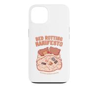 Carcasa para iPhone 13 manifiesto pudriéndose la Cama Gen z Meme