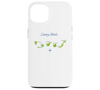 Carcasa para iPhone 13 Mapa de Islas Canarias Tenerife Gran Canaria La Gomera Lanzarote
