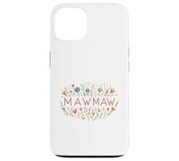 Carcasa para iPhone 13 Mawmaw Floral Wildflower Garden Design para Abuelas