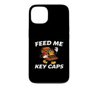 Carcasa para iPhone 13 Mechanical Keyboard Feed Me Key Caps Retro Typist