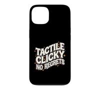Carcasa para iPhone 13 Mechanical Keyboard Tactile Clicky No Regrets