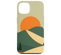 Carcasa para iPhone 13 Medio Siglo Montaña Puesta del Sol Paisaje