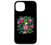 Carcasa para iPhone 13 Medusa Snakes Roses Lollipop Floral Greek Mythology