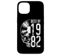 Carcasa para iPhone 13 Mejor de 1982 Vintage Disco de Vinilo Amante Gothic Skull LP