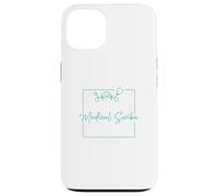 Carcasa para iPhone 13 Mejor Escriba Médico Siempre Divertido Scribing para Scribers Médicos