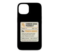 Carcasa para iPhone 13 Meme Divertido de Touch Grass Prescription RX Go Outside Care